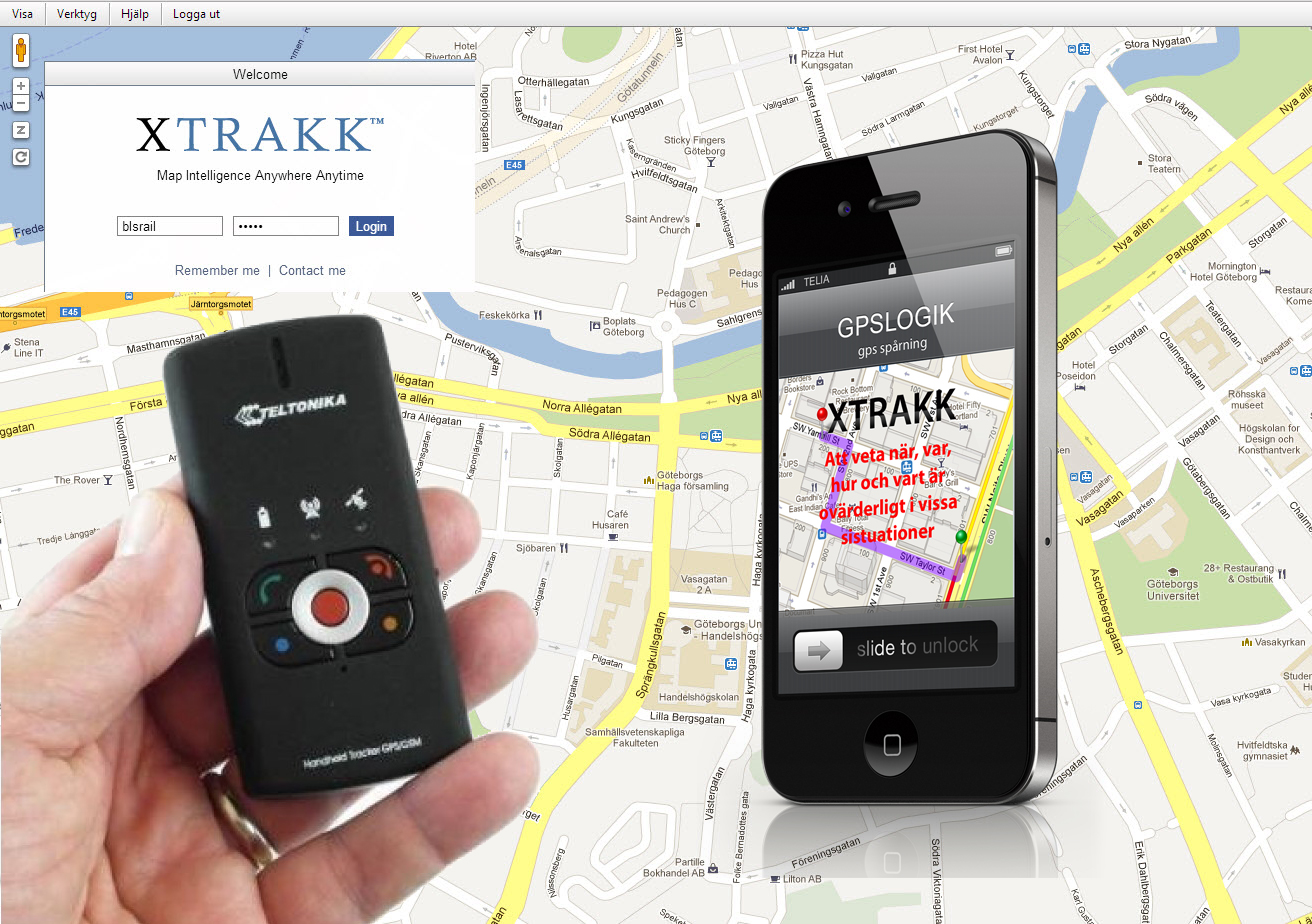 Avancerad fleetmanagement, förbättrade logistik med gps sändare