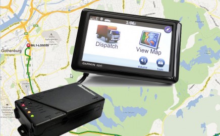 GPS-sändare med navigator
